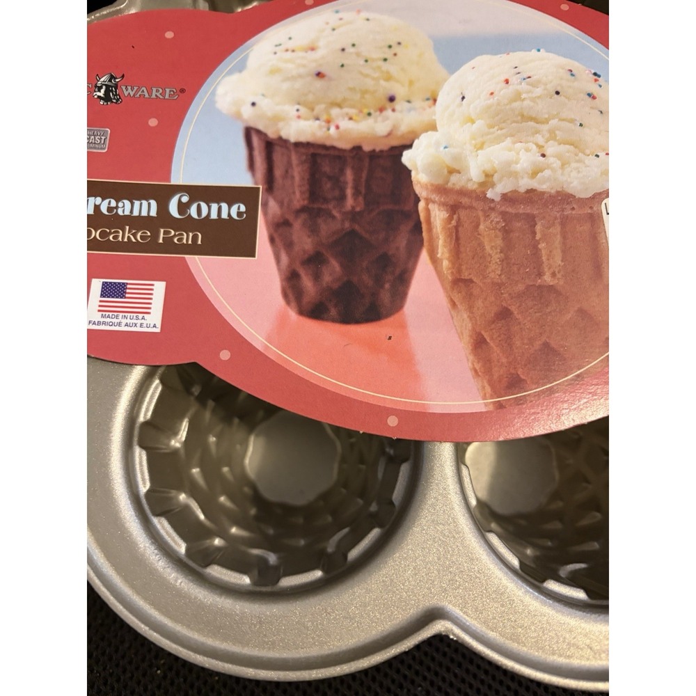 Nordic Ware Ice Cream Cone Cupcake Pan NWT‎ - Picture 2 of 5